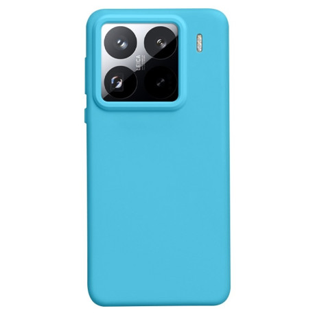 Силіконовий чохол Solid Color Liquid на Xiaomi 15 Pro - синій