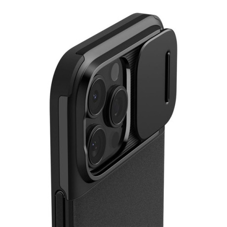 Оригинальный чехол Spigen Optik Armor Mag MagSafe для iPhone 16 Pro Max - Black