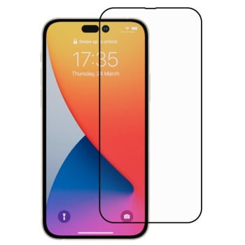 Защитное стекло 3D Full Glue Full Screen на iPhone 14 Pro Max - черное
