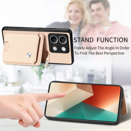 Протиударний чохол Wristband Kickstand Card для Xiaomi Redmi Note 13 - зелений
