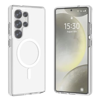 Протиударний чохол Terminator Style Transparent MagSafe Magnetic  для Samsung Galaxy S25 Ultra 5G - прозорий