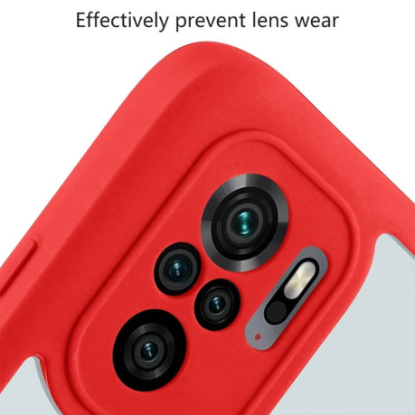 Двухсторонний противоударный чехол All-inclusive для Xiaomi Redmi Note 10/10s - красный