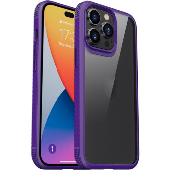 Противоударный чехол iPAKY Series на  iPhone 14 Pro - фиолетовый