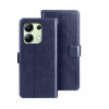 Чохол-книжка idewei Crazy Horse Texture для Xiaomi Redmi Note 13 4G Global - синій