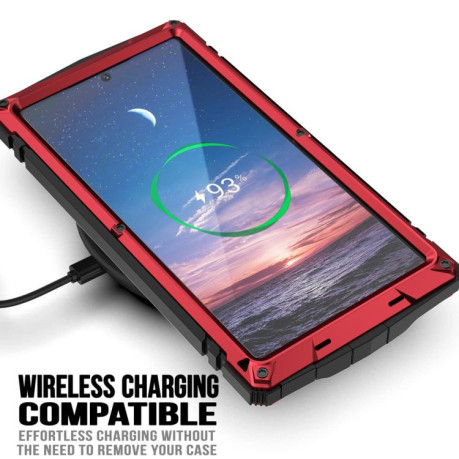 Противоударный чехол R-JUST Life Waterproof для Samsung Galaxy S25 Ultra 5G - красный