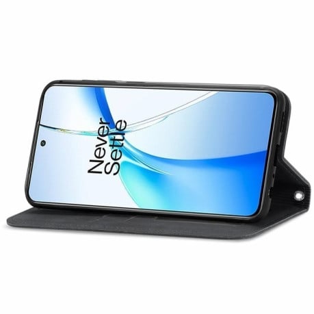 Чохол-книжка Retro Skin Feel Business Magnetic на OnePlus Nord CE4 - чорний