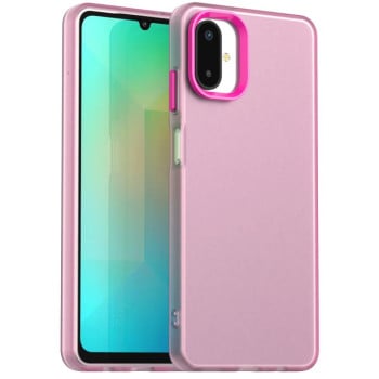 Чехол Candy Series гибрид с усиленными бортиками на Samsung Galaxy F06 5G / M06 5G - красный