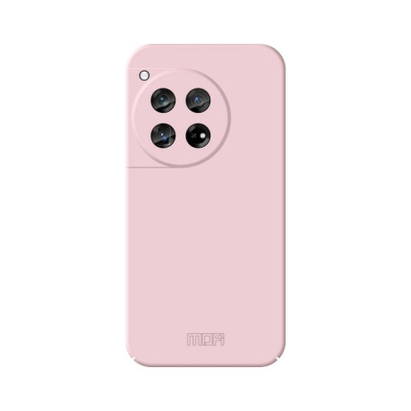 Ультратонкий чохол MOFI Qin Series Skin Feel All-inclusive Silicone Series для OnePlus 12 - рожевий
