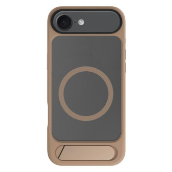 Противоударный чехол Kalebol MagSafe Invisible Tilt Holder PC Hybrid TPU для iPhone Air - Gold