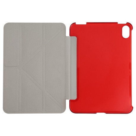 Чехол-книжка Silk Texture Horizontal Deformation для iPad mini 6 - красный
