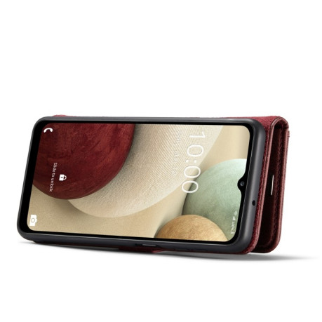Шкіряний чохол-книжка DG.MING Crazy Horse Texture на Samsung Galaxy A04s/A13 5G - червоний