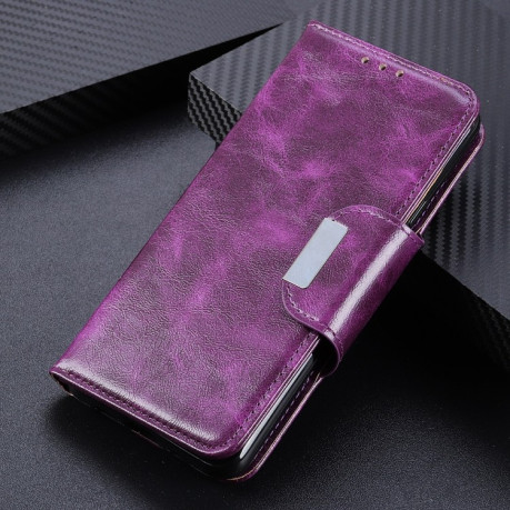 Чохол-книжка Crazy Horse Flip для OPPO Reno7 5G Global/ Find X5 Lite/OnePlus Nord CE2 5G - фіолетовий