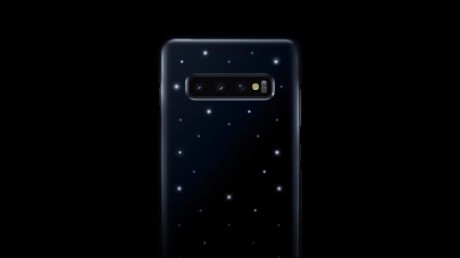 Оригинальный чехол Samsung LED Cover для Samsung Galaxy S10 Plus black (EF-KG975CBEGRU)