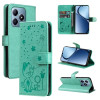 Чехол-книжка Cat and Dog для Realme C61/C63/Note 60/Note 60x- зеленый