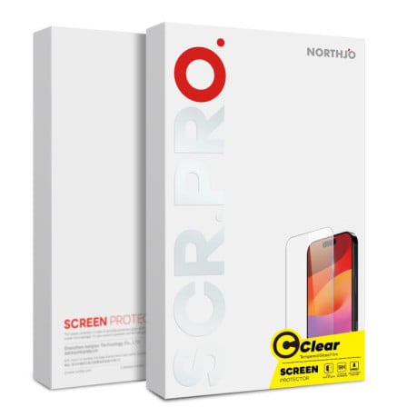 Защитное стекло NORTHJO A++ Screen Protector на iPhone 17 Pro Max - прозрачное