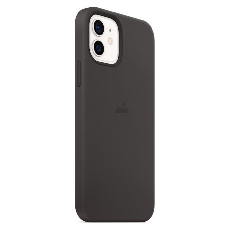 Силиконовый чехол Silicone Case Black на iPhone 12 mini (без MagSafe) - премиальное качество