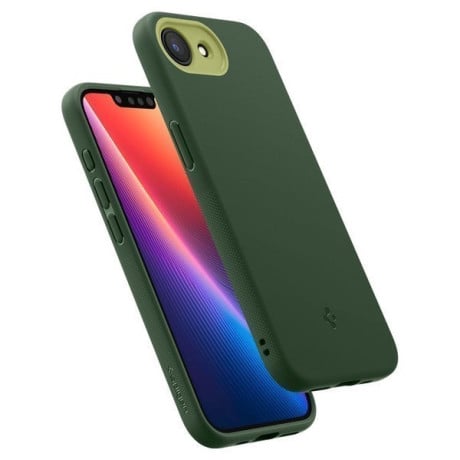 Оригінальний чохол Spigen Nano Pop MagSafe для iPhone 16e - Matte Green