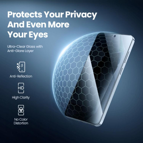 Захисне скло NILLKIN Guardian Full Coverage Privacy для Samsung Galaxy S25 5G - чорне