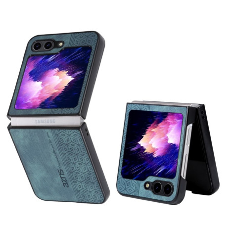 Противоударный чехол AZNS 3D Skin Feel для Samsung Galaxy Flip 5 - зеленый