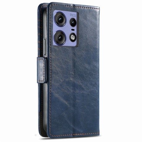 Чохол-книжка Dual-side Magnetic Buckle для Motorola Edge 50 Ultra - синій
