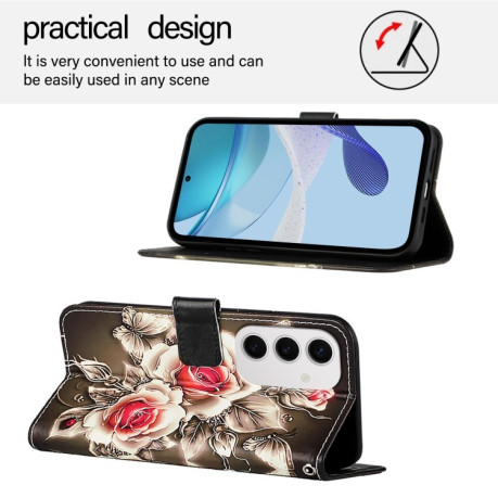 Чохол-книжка Pattern Plain Weave для Samsung Galaxy S24 FE 5G