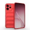 Силиконовый чехол Magic Flannel для OPPO Reno15 F 5G — красный