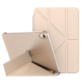Чехол-книжка Matte Translucent Deformation для iPad mini 7/ mini 6 - золотой