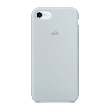 Силиконовый чехол Silicone Case Mist Blue на iPhone 8/7