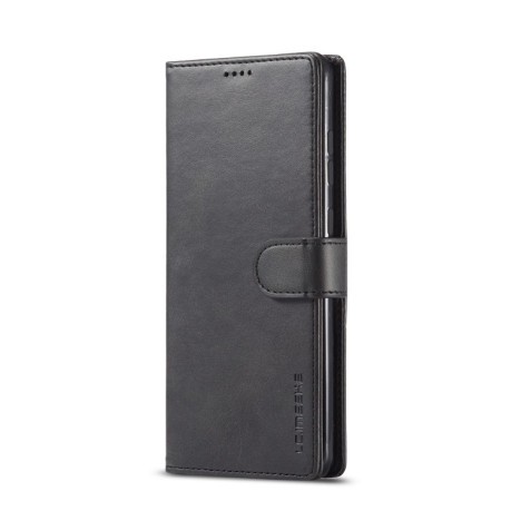 Чехол книжка LC.IMEEKE Calf Texture на Samsung Galaxy A72 - черный
