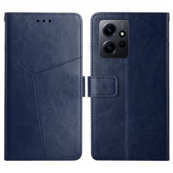 Чехол-книжка Y-shaped Pattern для Xiaomi Redmi Note 12 4G Global - синий