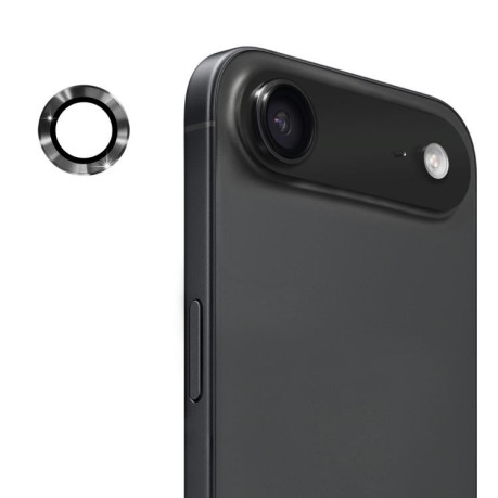 Захисне скло на камеру ENKAY 9H Aluminium для iPhone Air - графітове