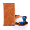 Чохол-книга Non-Magnetic Retro Texture для Samsung Galaxy S22 Plus 5G - коричневий