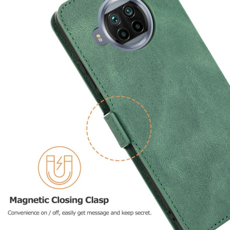 Чохол-книжка Retro Closing Clasp на Xiaomi Mi 10T Lite - зелений