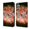 Чохол-книжка Crystal 3D Shockproof Protective Leather для Samsung Galaxy A35 5G - Butterfly