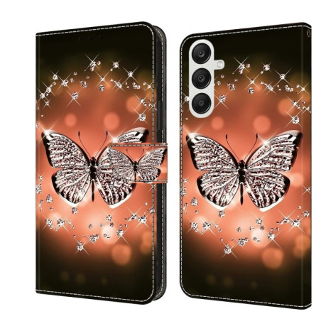 Чехол-книжка Crystal 3D Shockproof Protective Leather для Samsung Galaxy A35 5G - Butterfly