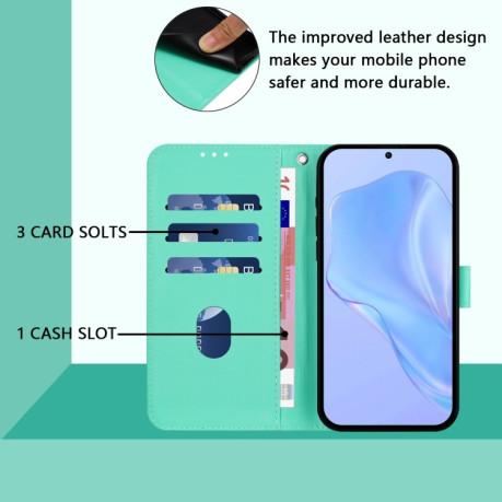 Чехол-книжка Skin Feel Solid Color Leather для Infinix Zero 30 4G - зеленый
