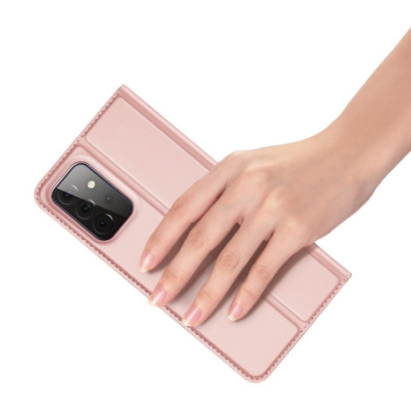Чехол-книжка DUX DUCIS Skin Pro Series на Samsung Galaxy A72 - розовое золото