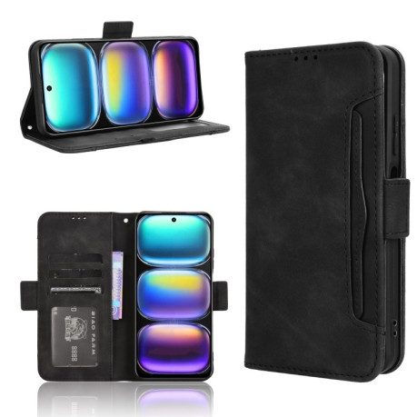 Чехол-книжка Skin Feel Calf на Infinix Hot 50 4G - черный