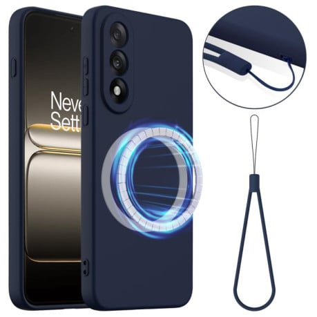 Силіконовий чохол Shockproof Silicone з Magsafe на OnePlus Nord 5 - синій