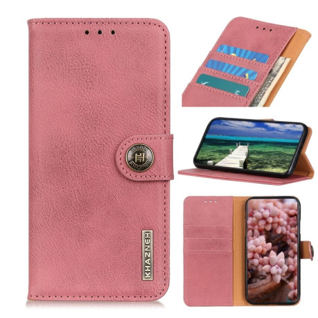 Чехол-книжка KHAZNEH Cowhide Texture на Samsung Galaxy A14 5G - розовый