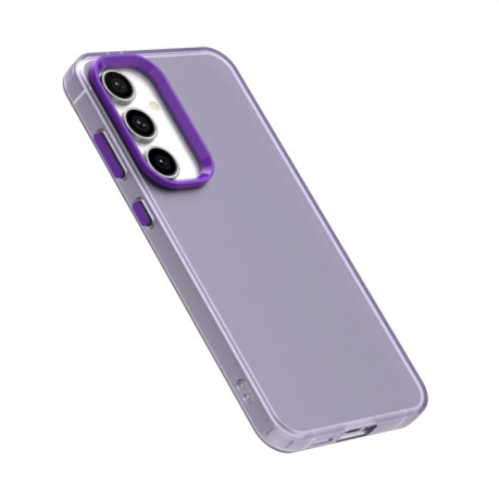 Противоударный чехол Candy Series для Samsung Galaxy S24 FE 5G - фиолетовый