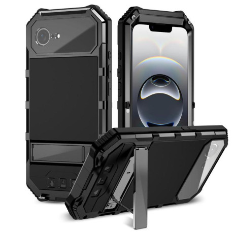 Противоударный чехол R-JUST Life Waterproof для iPhone 16e - черный