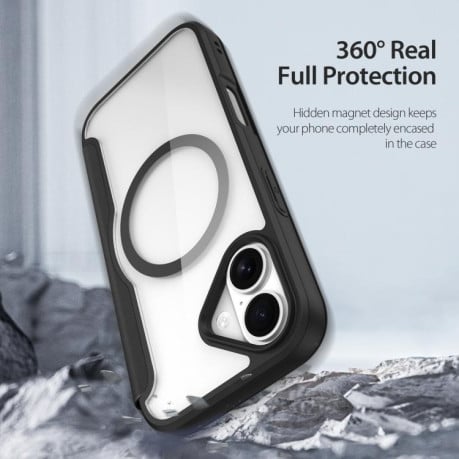 Чехол-книжка DUX DUCIS Skin X Pro Series с Magsafe на iPhone 17 - черный