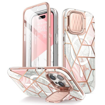 Двухсторонний чехол Supcase Cosmo Mag MagSafe для iPhone 15 Pro - Marble