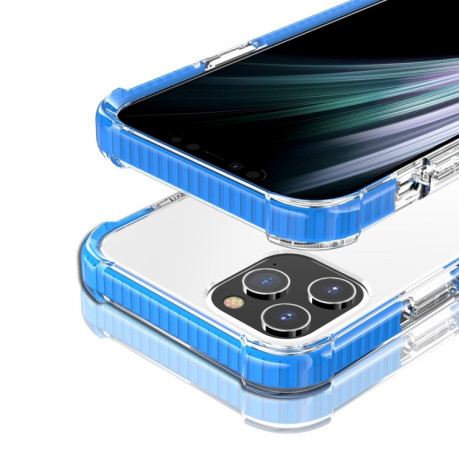 Протиударний акриловий чохол Four-corner на iPhone 12 Mini - синій