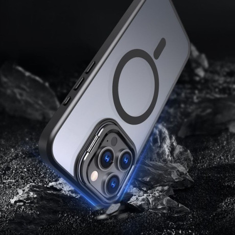 Чохол Tech-Protect MagStand MagSafe with Stand для iPhone 16 Pro - Semi-Transparent