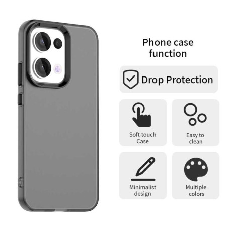 Противоударный чехол Candy Series для OPPO Reno13 5G Global - черный
