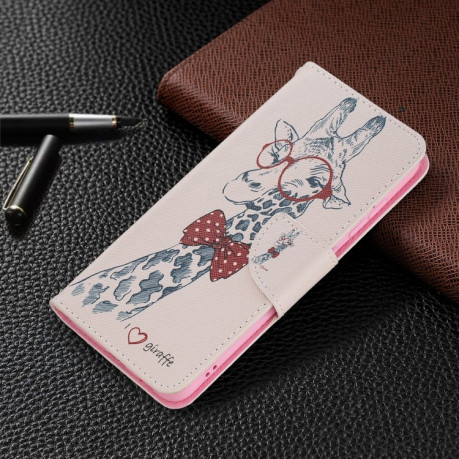 Чехол-книжка Colored Drawing Series на Samsung Galaxy S21 FE - Deer
