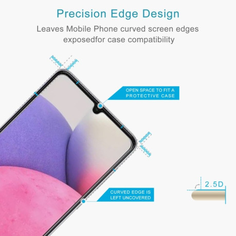 Защитное стекло 0.26mm 9H 2.5D на Samsung Galaxy A33 5G - прозрачное