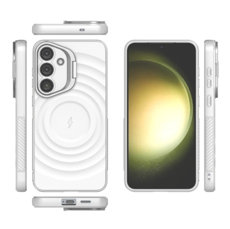 Чохол Samsung Galaxy S25+ 5G MagSafe для Samsung Galaxy S25 5G - білий